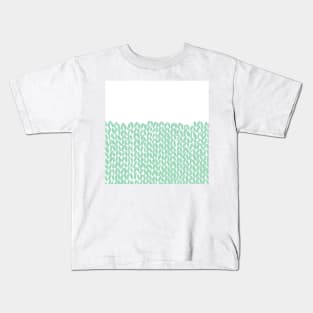 Half Knit Mint Kids T-Shirt